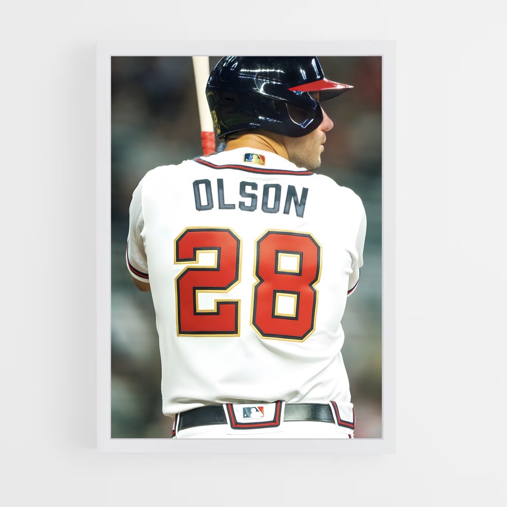 Poster Matt olson – affiche Baseball (vue 3)